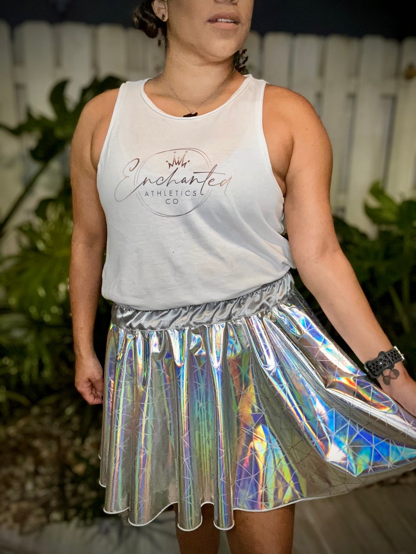 Girl of the 21st century (holographic rainbow)