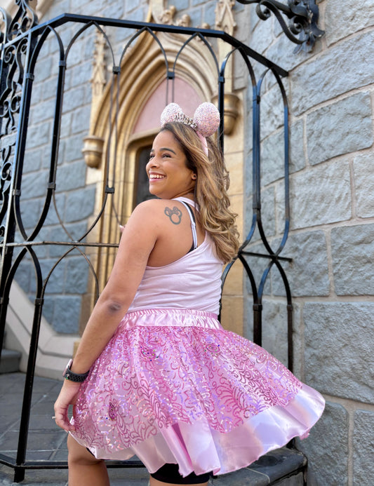 Bejeweled Rosé LIMITED PRE ORDER SKIRT