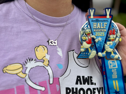 13.1 Half Marathoner Necklace