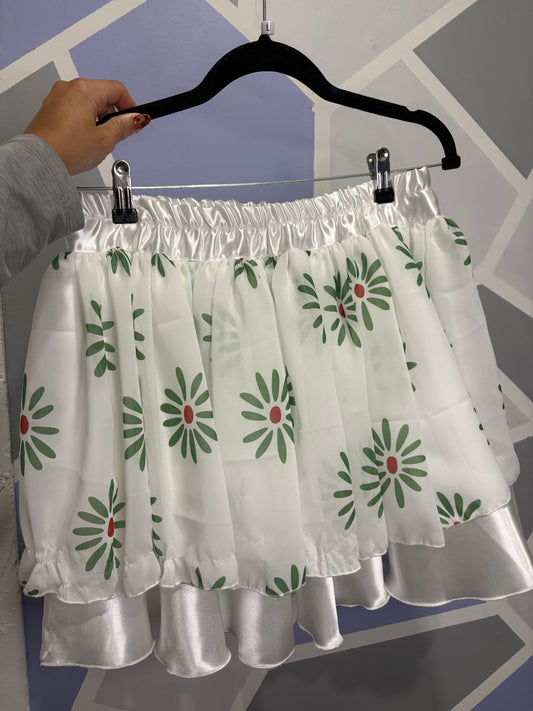 SIZE LARGE READY TO SHIP CHIFFON FABRIC SMALL DAMAGE (PICTURED) SALLY SLATER HAUNTED MANSION SKIRT