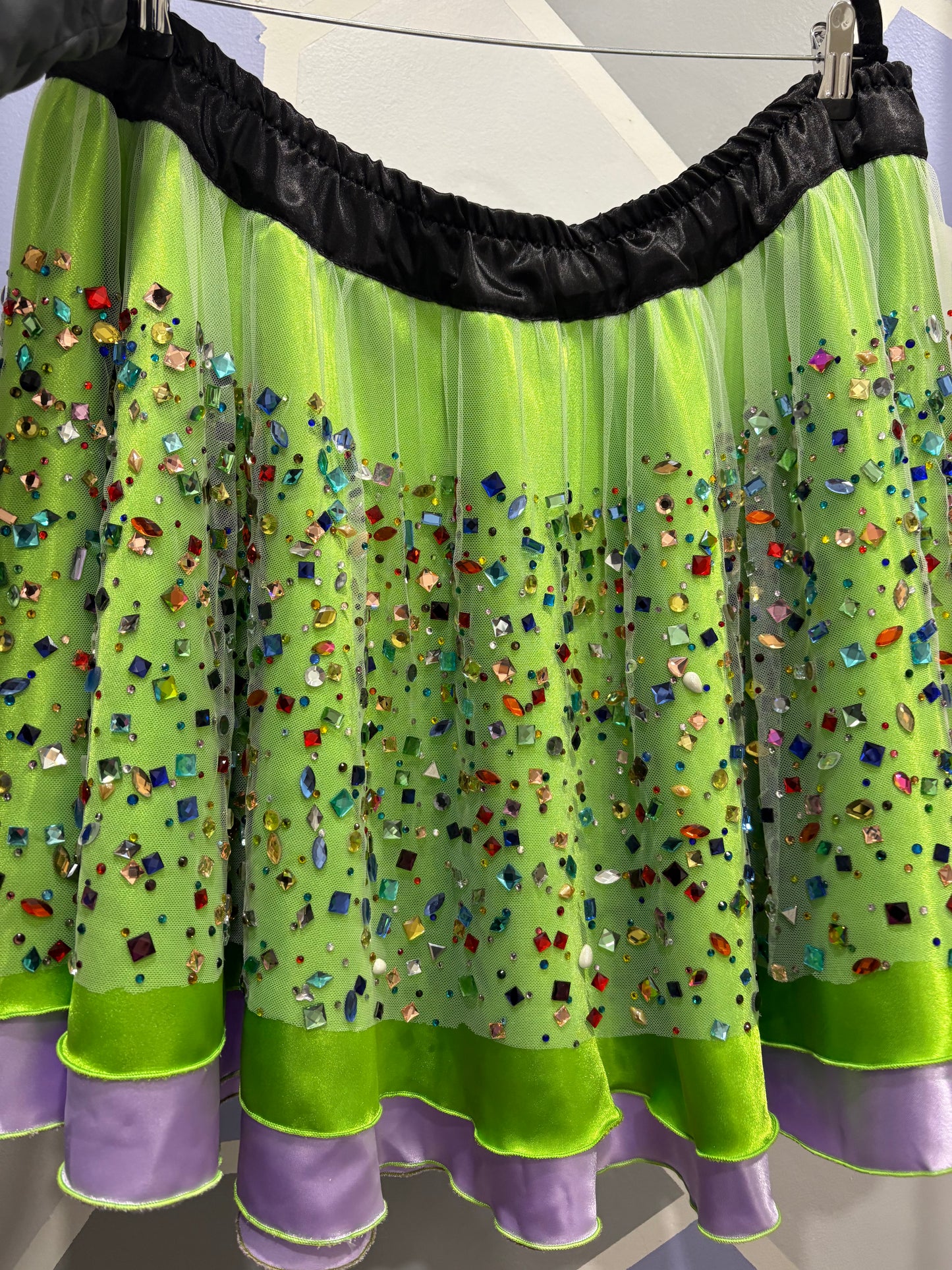 Dopey bejeweled 2.0 with heavier stones SIZE 2XL (this skirt does weigh more than other styles)