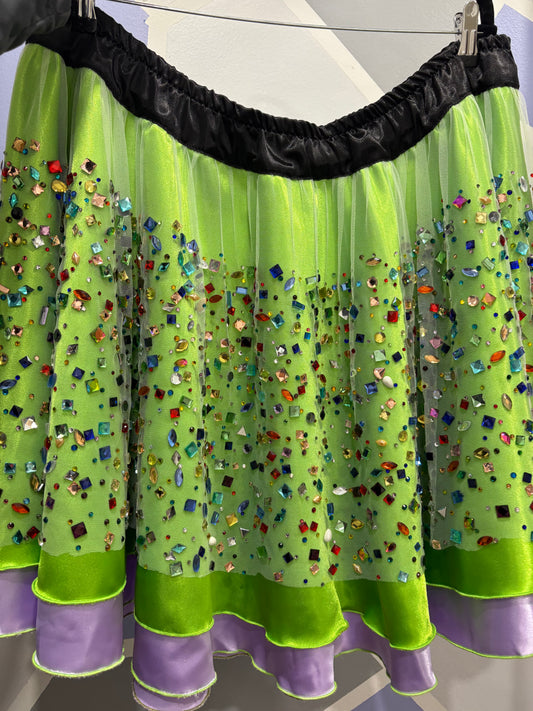 Dopey bejeweled 2.0 with heavier stones SIZE 2XL (this skirt does weigh more than other styles)