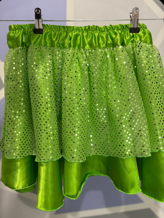 HIGHLIGHTER GREEN SKIRT SIZE MEDIUM