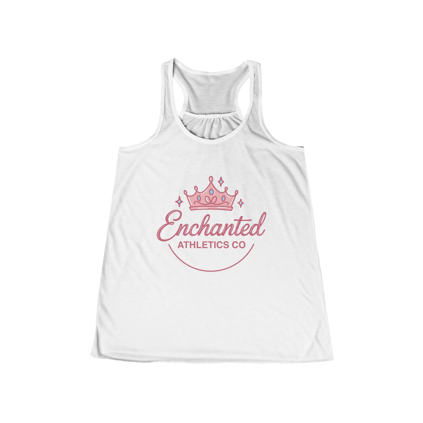 Enchanted Athletics Co. Women's Racerback Tank — Cute Princess Crown Activewear
