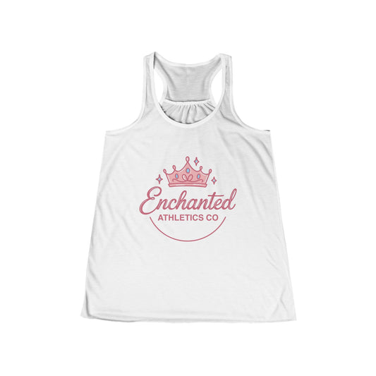 Enchanted Athletics Co. Women's Racerback Tank — Cute Princess Crown Activewear