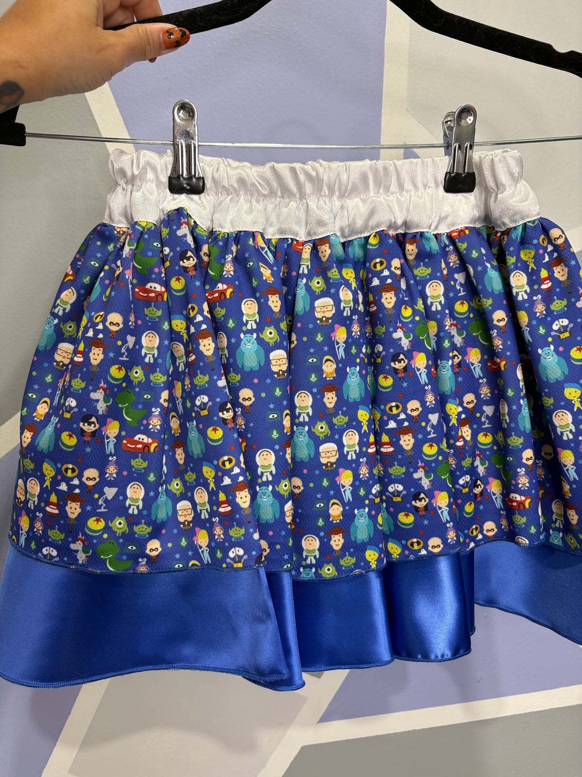 SIZE SMALL READY TO SHIP PIXAR CHARACTERS SKIRT