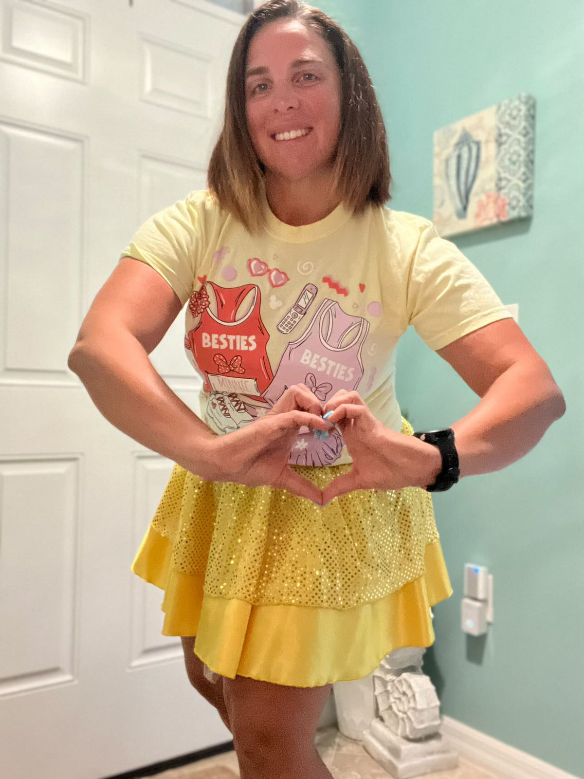 Solid Yellow Skirt