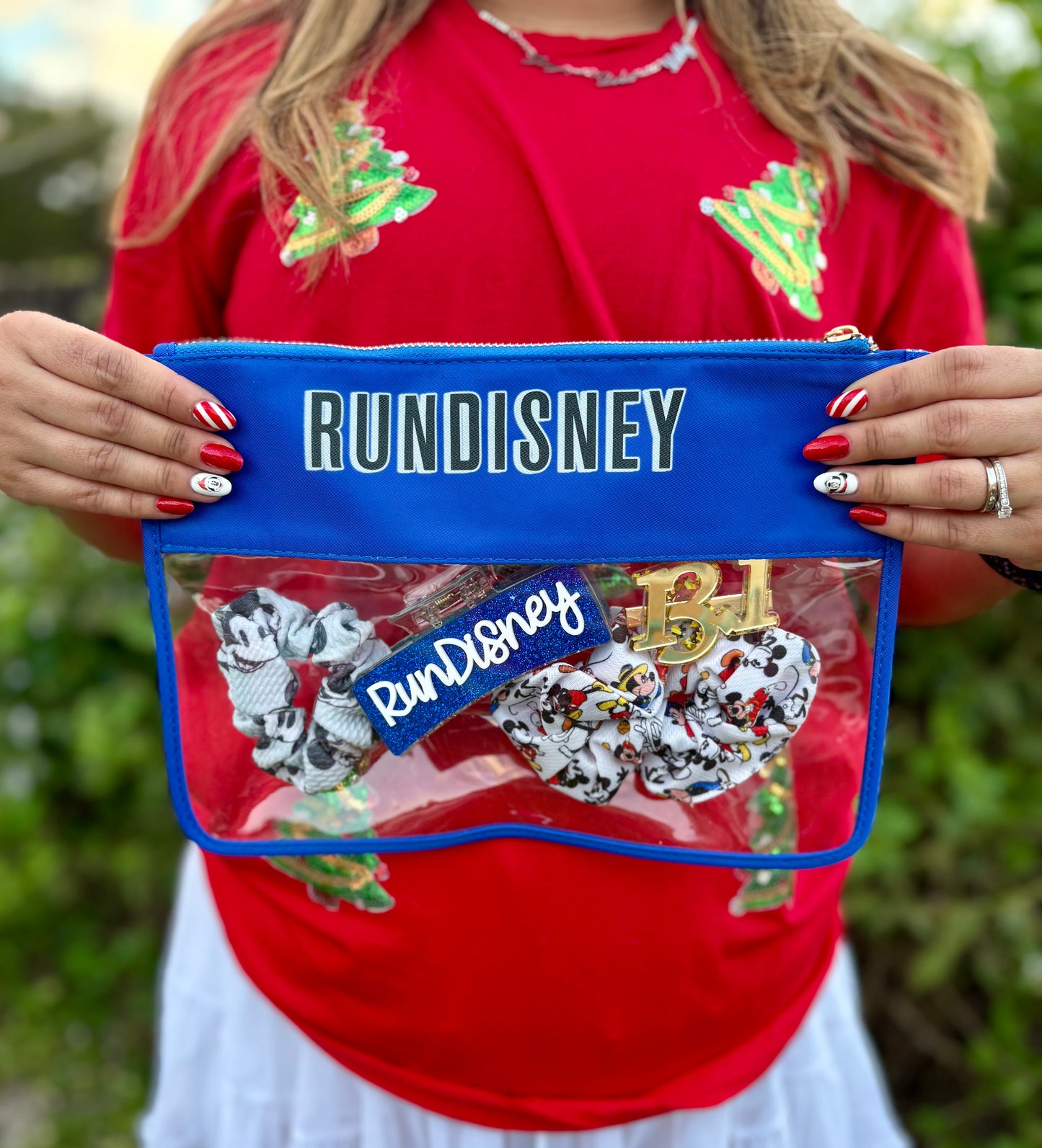 RUNDISNEY CLEAR TRAVEL CLEAR POUCH