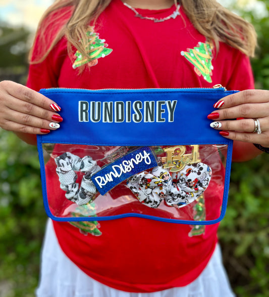 RUNDISNEY CLEAR TRAVEL CLEAR POUCH