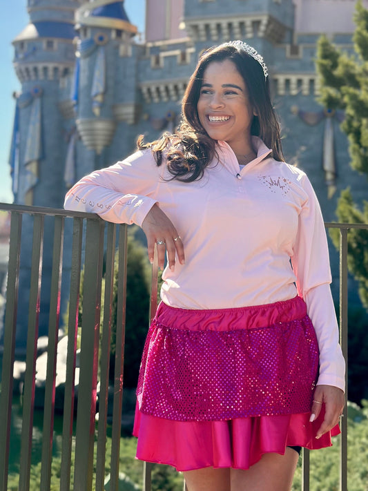 Solid Fuscia Skirt
