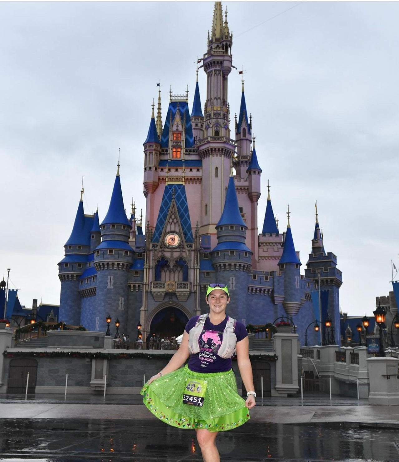 Highlighter Green skirt