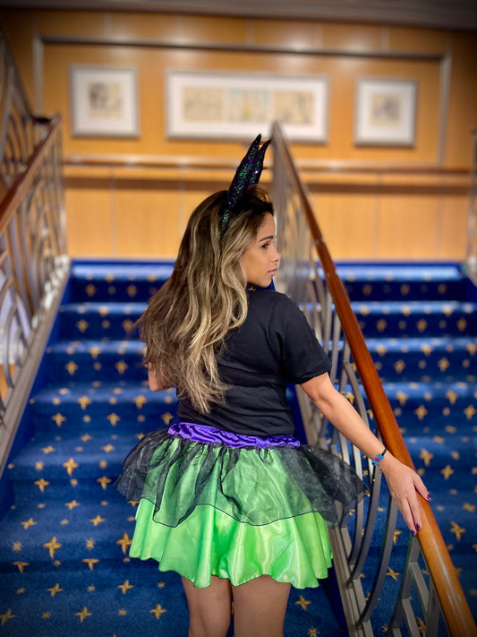 SIZE SMALL MALEFICENT WITH BLACK TULLE