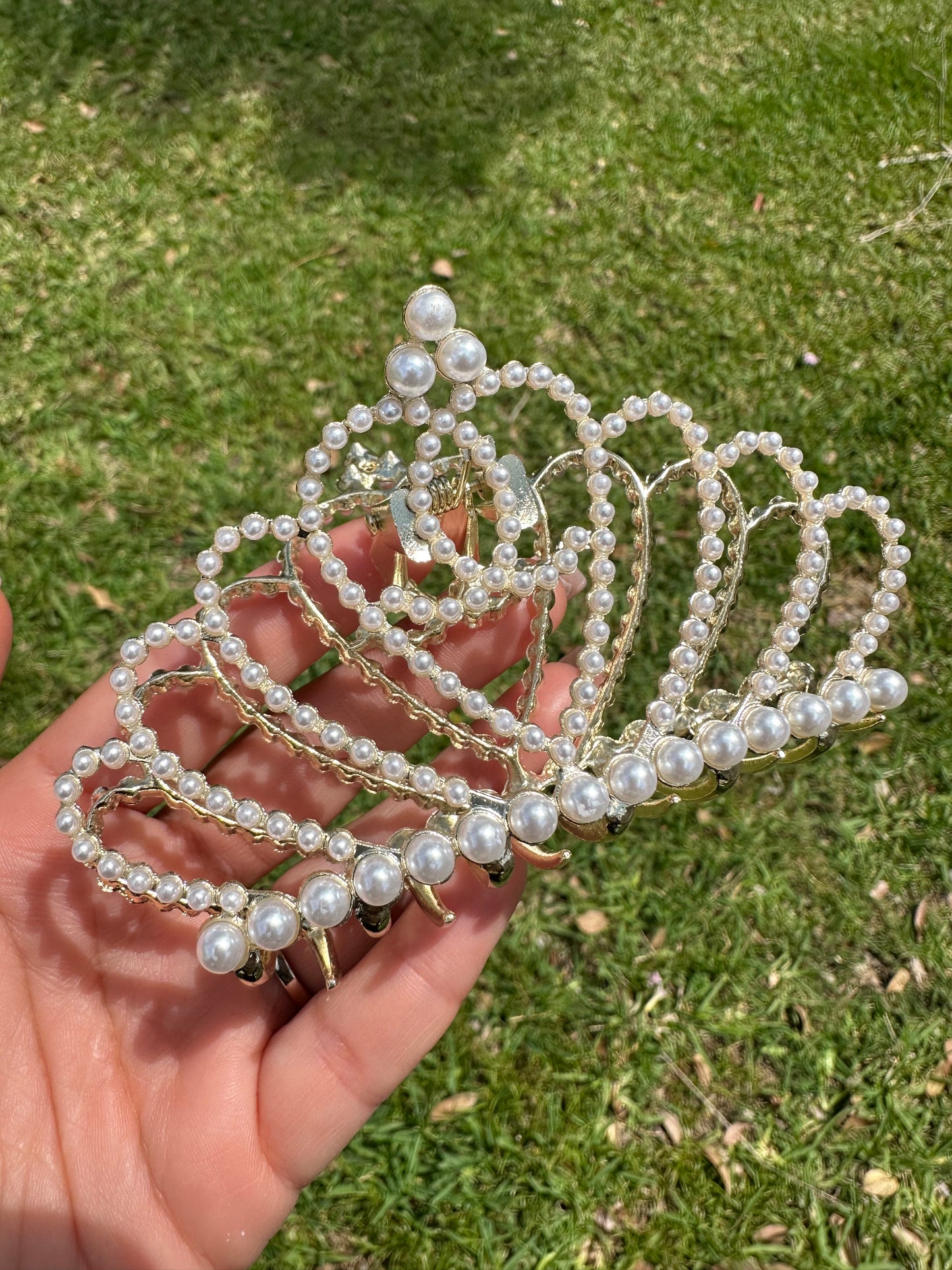 Pearled Princess Hair Clip