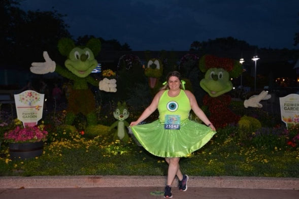 Highlighter Green skirt